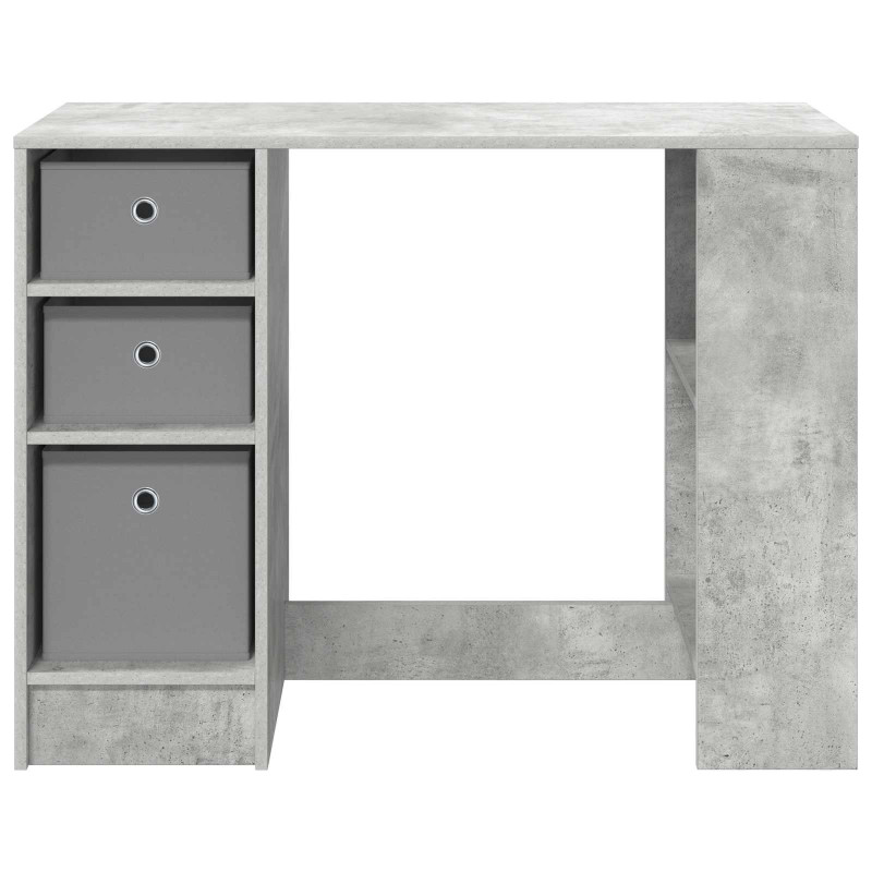 Biurko Betonowy szary 100 x 40 x 75 cm Materiał drewnopochodny