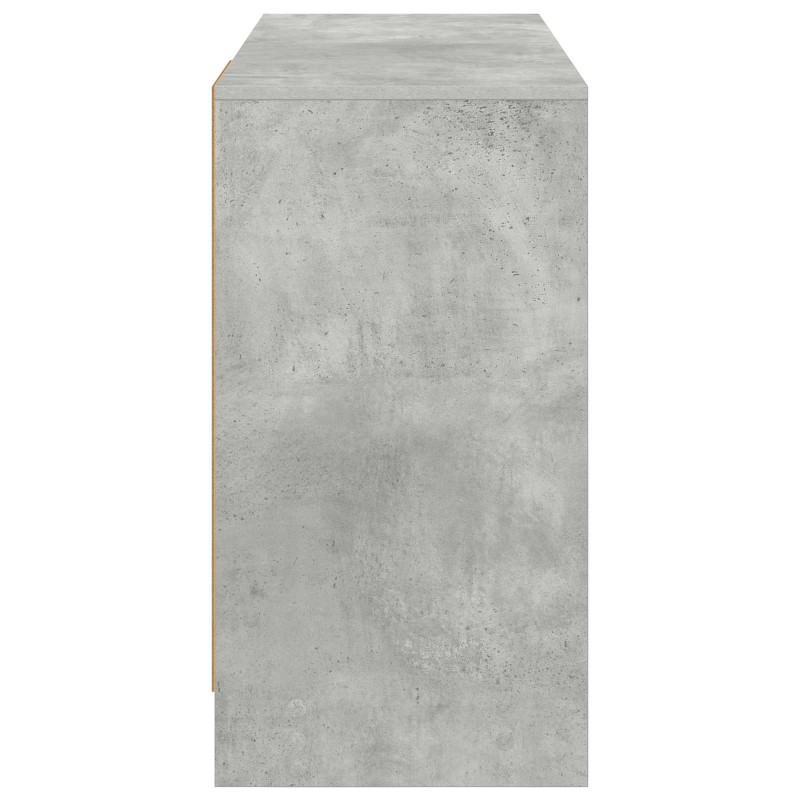 Biurko Betonowy szary 100 x 40 x 75 cm Materiał drewnopochodny