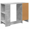 Biurko Betonowy szary 100 x 40 x 75 cm Materiał drewnopochodny