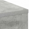 Biurko Betonowy szary 100 x 40 x 75 cm Materiał drewnopochodny