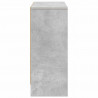 Bufet z szufladą Betonowy szary 73,5 x 22,5 x 53,5 cm