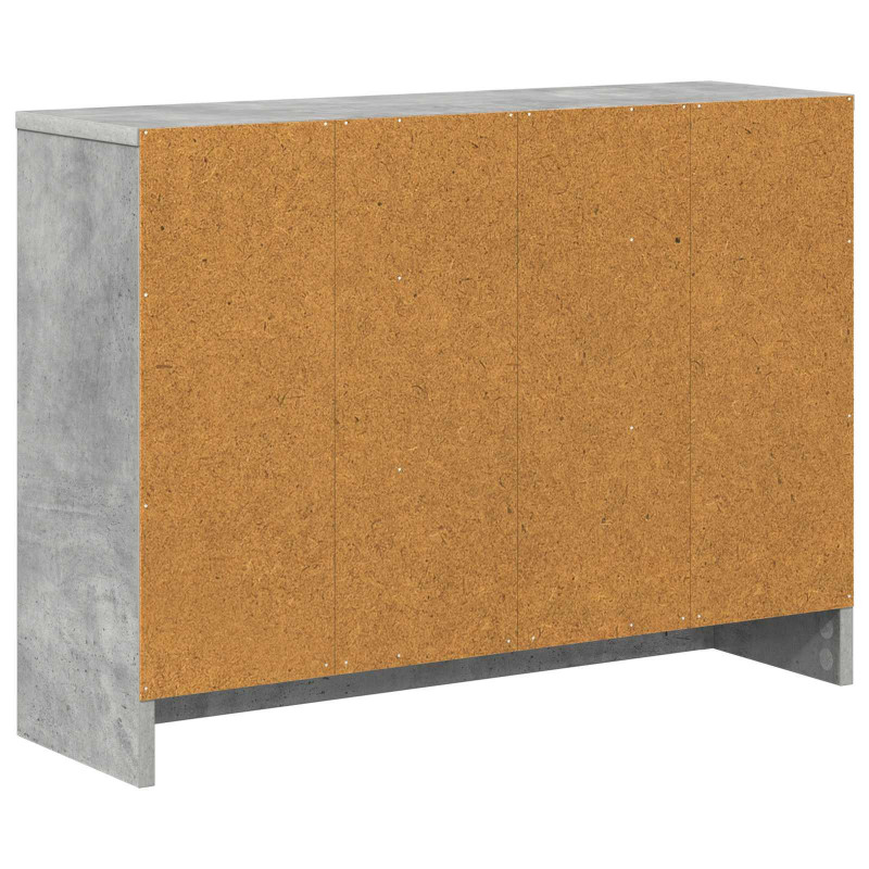 Bufet z szufladą Betonowy szary 73,5 x 22,5 x 53,5 cm