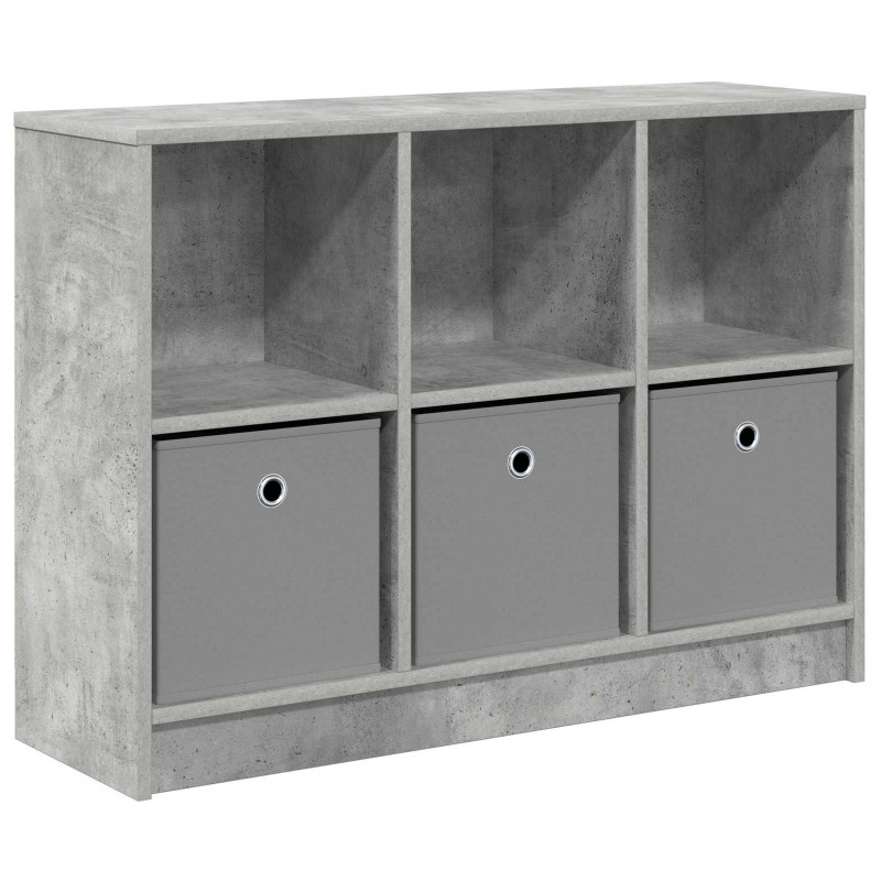 Bufet z szufladą Betonowy szary 88,5 x 27,5 x 63,5 cm