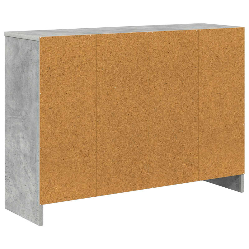 Bufet z szufladą Betonowy szary 88,5 x 27,5 x 63,5 cm