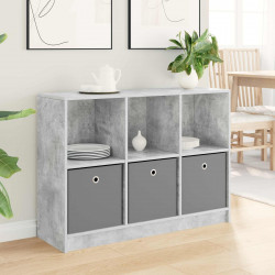 Bufet z szufladą Betonowy szary 102 x 32 x 73,5 cm