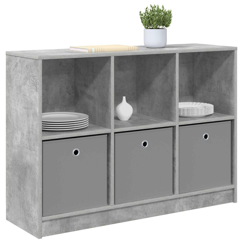Bufet z szufladą Betonowy szary 102 x 32 x 73,5 cm