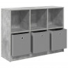 Bufet z szufladą Betonowy szary 102 x 32 x 73,5 cm