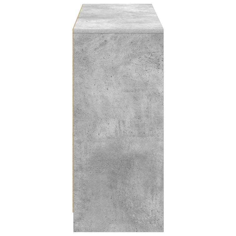 Bufet z szufladą Betonowy szary 102 x 32 x 73,5 cm