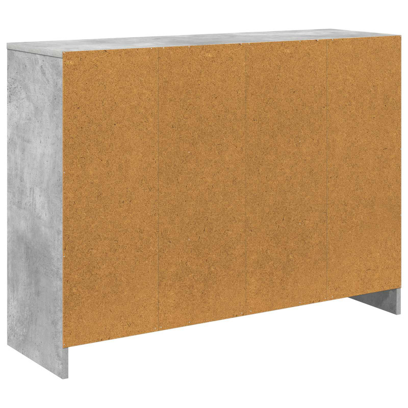 Bufet z szufladą Betonowy szary 102 x 32 x 73,5 cm