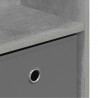 Bufet z szufladą Betonowy szary 102 x 32 x 73,5 cm