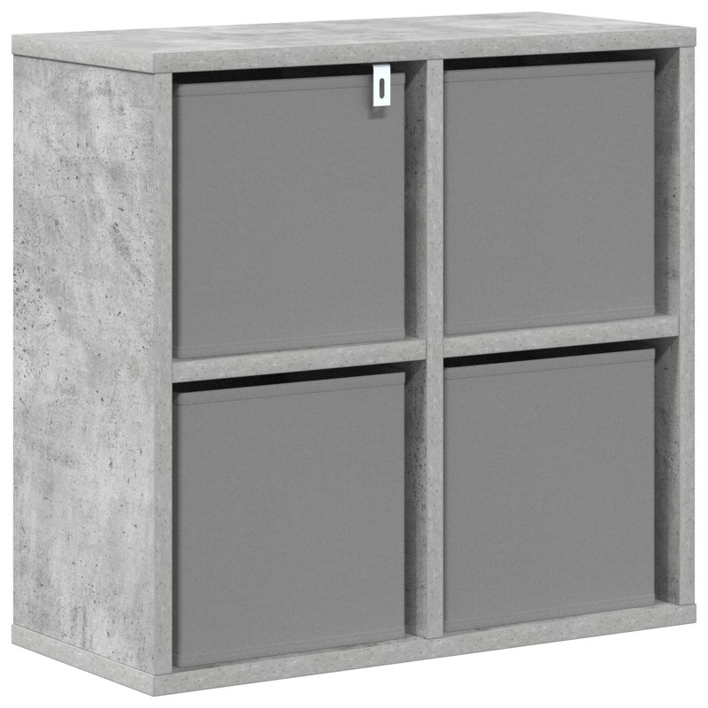 Bufet z szufladą Betonowy szary 49,5 x 22 x 47 cm