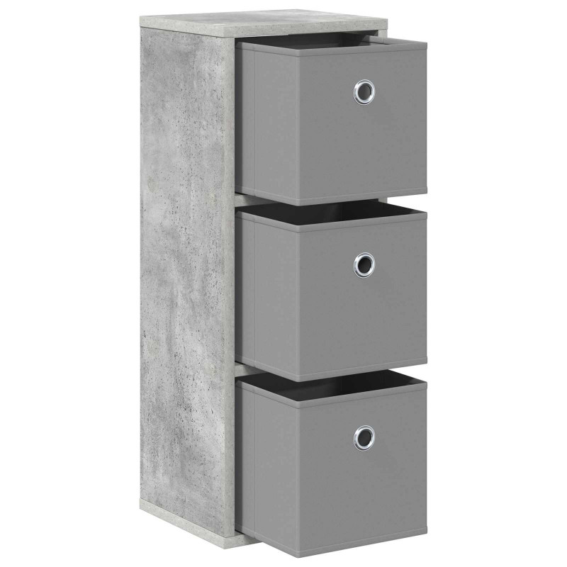 Bufet z szufladą Betonowy szary 25,5 x 22 x 69,5 cm