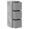 Bufet z szufladą Betonowy szary 25,5 x 22 x 69,5 cm