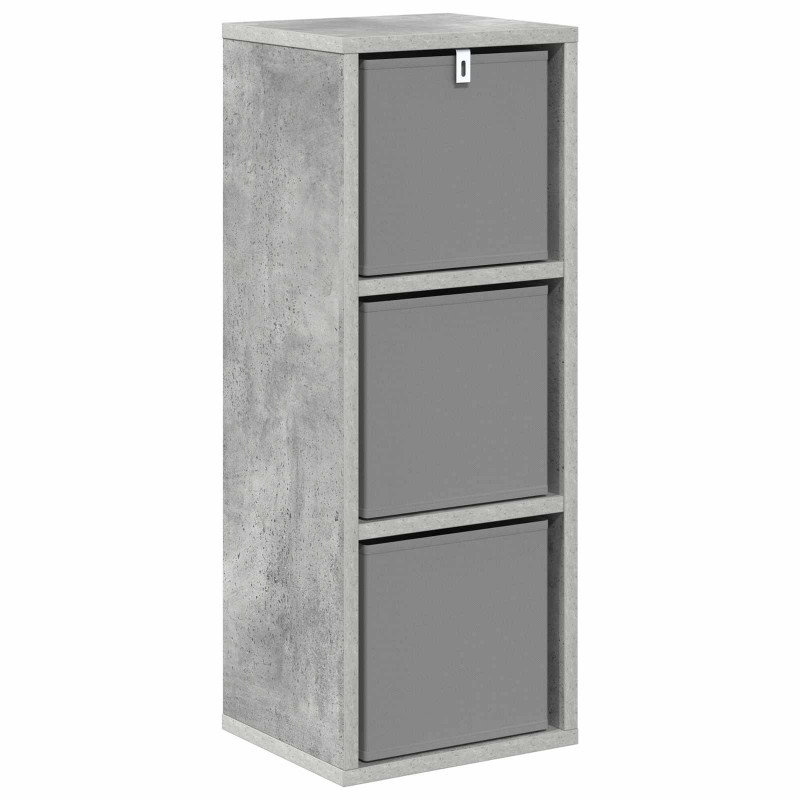 Bufet z szufladą Betonowy szary 25,5 x 22 x 69,5 cm