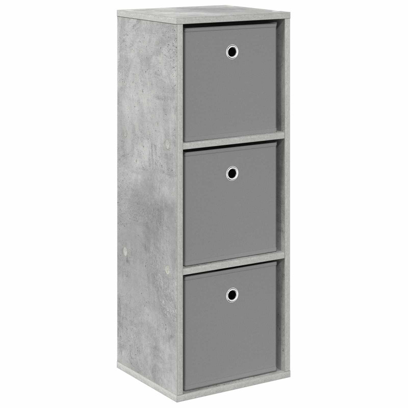 Bufet z szufladą Betonowy szary 30,5 x 27 x 84,5 cm