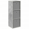 Bufet z szufladą Betonowy szary 30,5 x 27 x 84,5 cm