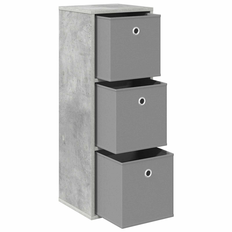 Bufet z szufladą Betonowy szary 30,5 x 27 x 84,5 cm