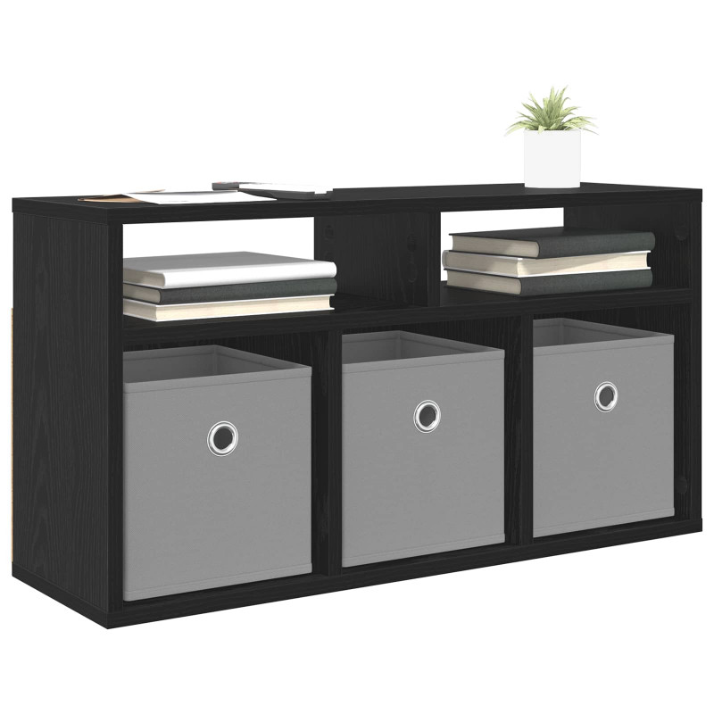Nisko szafka z szufladą Czarny Dąb 72 x 22,5 x 38 cm