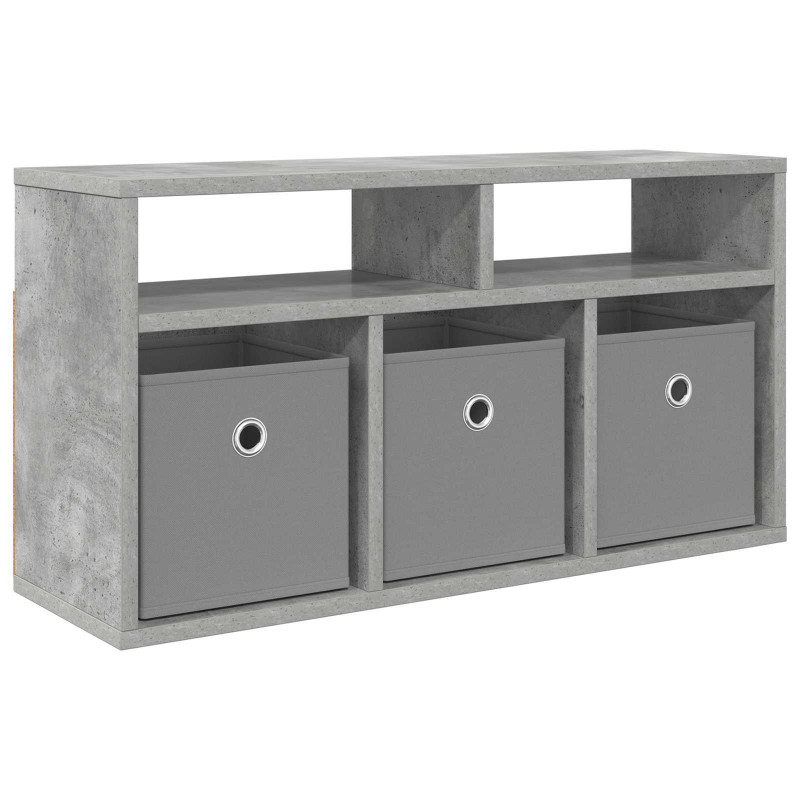 Nisko szafka z szufladą Betonowy szary 72 x 22,5 x 38 cm