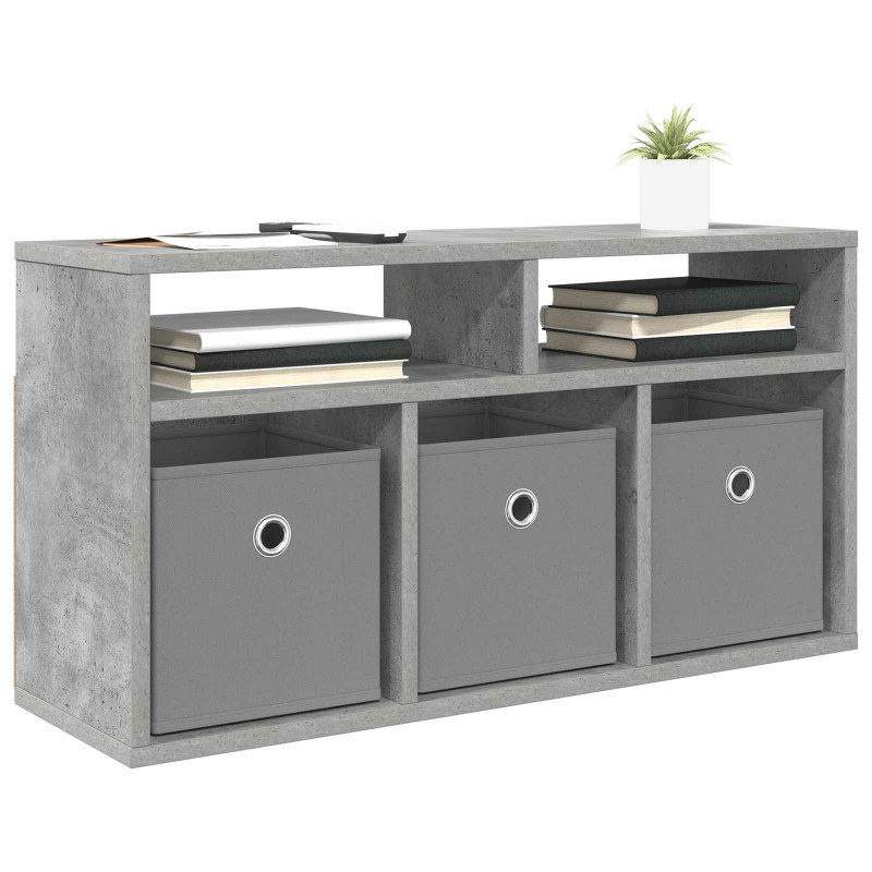 Nisko szafka z szufladą Betonowy szary 72 x 22,5 x 38 cm