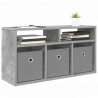 Nisko szafka z szufladą Betonowy szary 72 x 22,5 x 38 cm