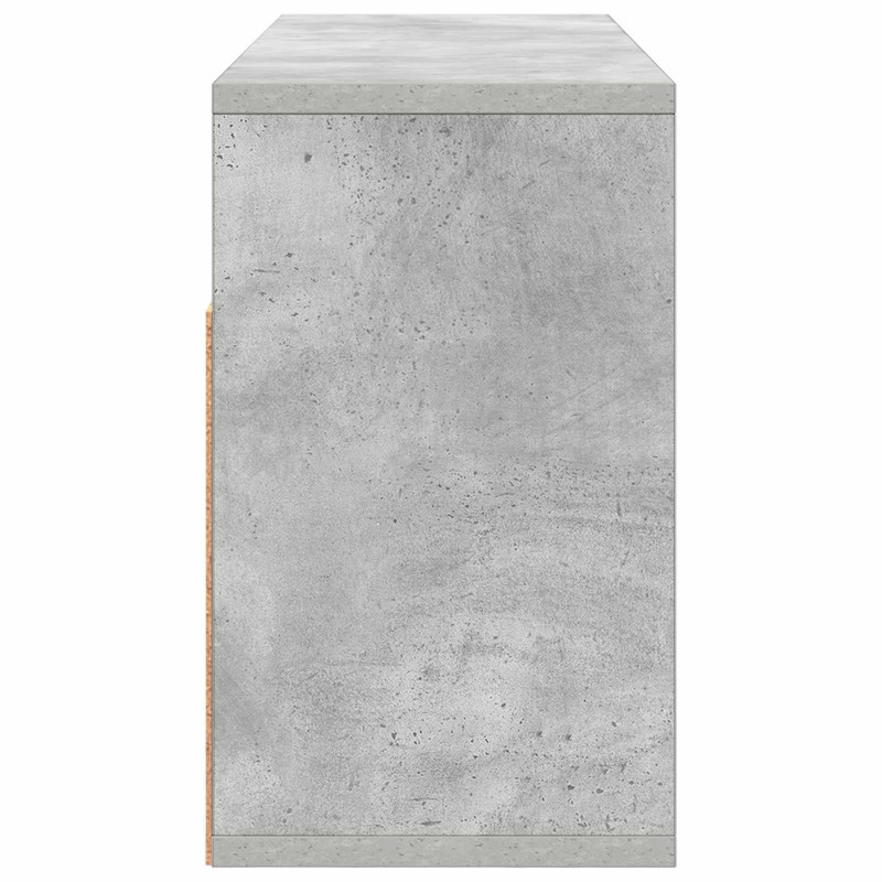 Nisko szafka z szufladą Betonowy szary 72 x 22,5 x 38 cm