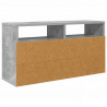 Nisko szafka z szufladą Betonowy szary 72 x 22,5 x 38 cm
