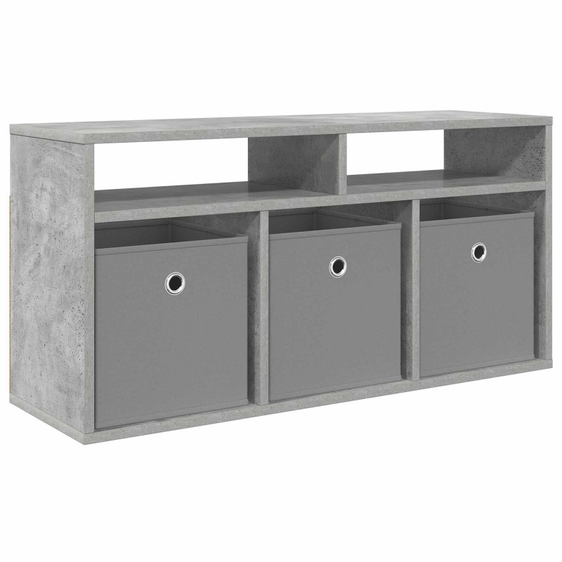 Nisko szafka z szufladą Betonowy szary 87 x 27,5 x 43 cm
