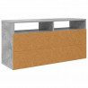 Nisko szafka z szufladą Betonowy szary 87 x 27,5 x 43 cm