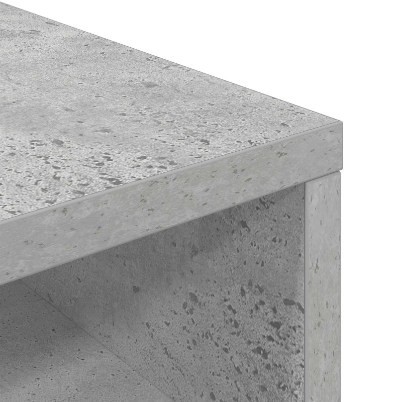Nisko szafka z szufladą Betonowy szary 87 x 27,5 x 43 cm