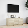 Szafka TV z LED, dąb sonoma, 97x34x40 cm
