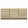 Szafka TV z LED, dąb sonoma, 97x34x40 cm