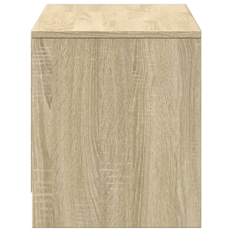 Szafka TV z LED, dąb sonoma, 97x34x40 cm