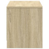 Szafka TV z LED, dąb sonoma, 97x34x40 cm