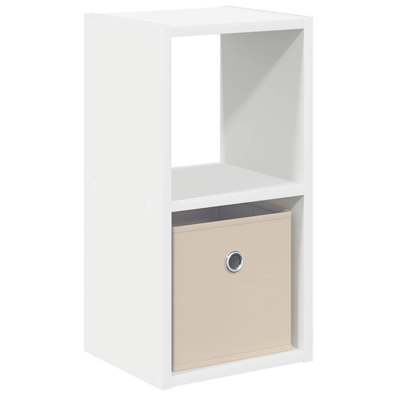 Stolik nocny Biały 25,5 x 22 x 49,5 cm Materiał drewnopochodny