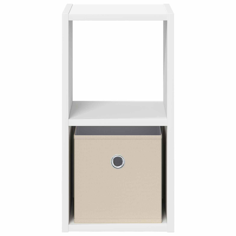 Stolik nocny Biały 25,5 x 22 x 49,5 cm Materiał drewnopochodny