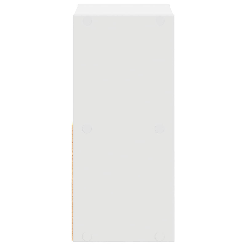 Stolik nocny z szufladą 2 pcs Biały 25,5 x 22 x 49,5 cm