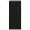 Stolik nocny z szufladą 2 pcs Czarny Dąb 25,5 x 22 x 49,5 cm