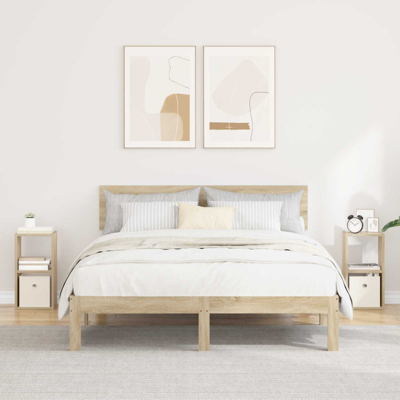 Stolik nocny z szufladą 2 pcs Dąb Sonoma 25,5 x 22 x 49,5 cm