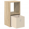 Stolik nocny z szufladą 2 pcs Dąb Sonoma 25,5 x 22 x 49,5 cm