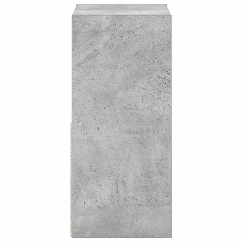 Stolik nocny z szufladą Betonowy szary 25,5 x 22 x 49,5 cm