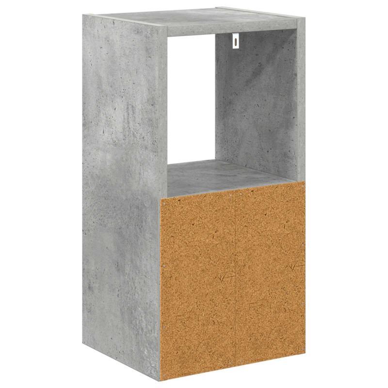 Stolik nocny z szufladą Betonowy szary 25,5 x 22 x 49,5 cm