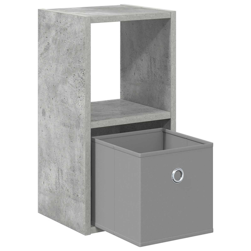Stolik nocny 2 pcs Betonowy szary 25,5 x 22 x 49,5 cm