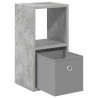 Stolik nocny 2 pcs Betonowy szary 25,5 x 22 x 49,5 cm