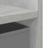 Stolik nocny 2 pcs Betonowy szary 25,5 x 22 x 49,5 cm