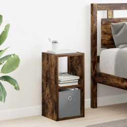 Stolik nocny z szufladą Dąb wędzony 25,5 x 22 x 49,5 cm