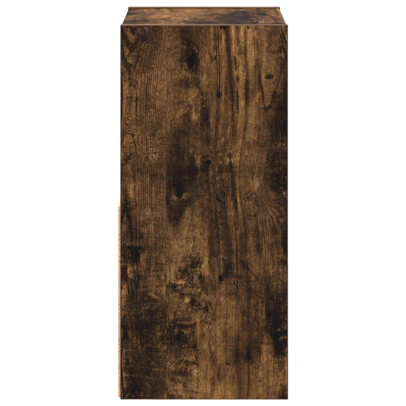 Stolik nocny z szufladą 2 pcs Dąb wędzony 25,5 x 22 x 49,5 cm