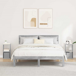 Stolik nocny z szufladą 2 pcs Szary Sonoma 25,5 x 22 x 49,5 cm