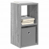 Stolik nocny z szufladą 2 pcs Szary Sonoma 25,5 x 22 x 49,5 cm