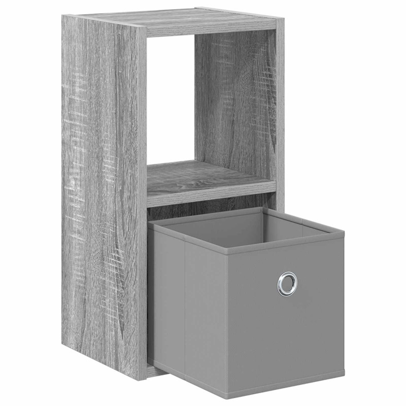 Stolik nocny z szufladą 2 pcs Szary Sonoma 25,5 x 22 x 49,5 cm